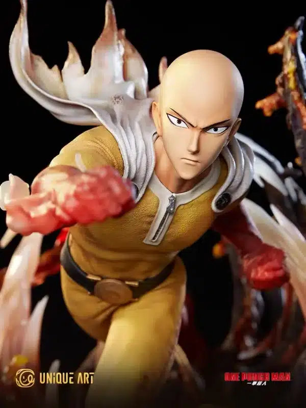 One Punch Man Unique Art Saitama Licensed Resin Statue 2