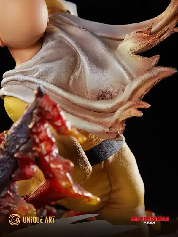 One Punch Man Unique Art Saitama Licensed Resin Statue 4