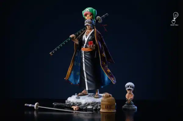 One Piece Brain Hole Studio Law X Tony Chopper Resin Statue 2