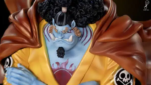 One Piece Brain Hole Studio Sitting Jinbe Resin Statue 4