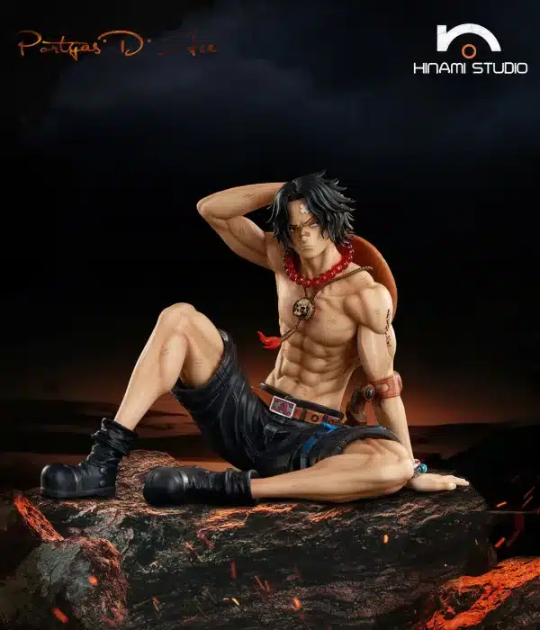 One Piece Hinami Studio Pop Ace Resin Statue 1