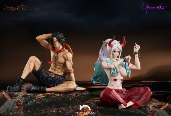 One Piece Hinami Studio Pop Ace Resin Statue 3