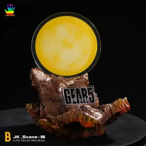 One Piece JacksDo Studio Luffy Gear 5 Nika Base Resin Statue 4