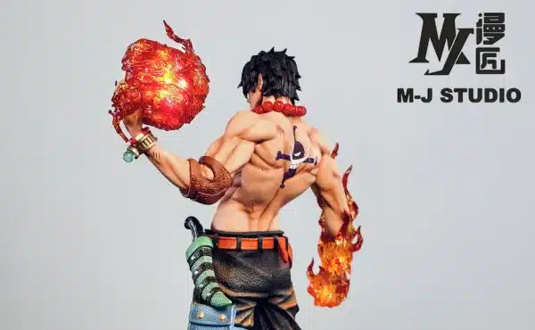 One Piece M J Studio Ace Resin Statue 3
