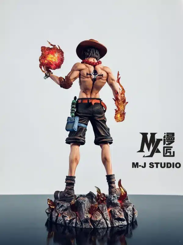 One Piece M J Studio Ace Resin Statue 4