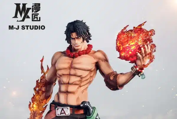 One Piece M J Studio Ace Resin Statue 5