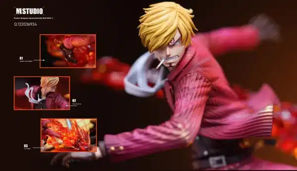 One Piece ML Studio Vinsmoke Sanji Resin Statue 3