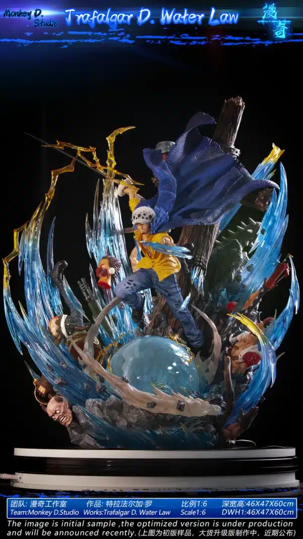 One Piece Monkey D Studio Trafalgar Law Resin Statue 6