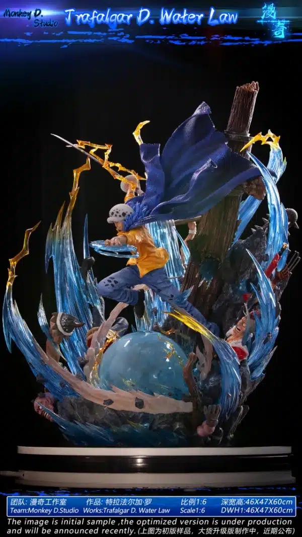 One Piece Monkey D Studio Trafalgar Law Resin Statue 7