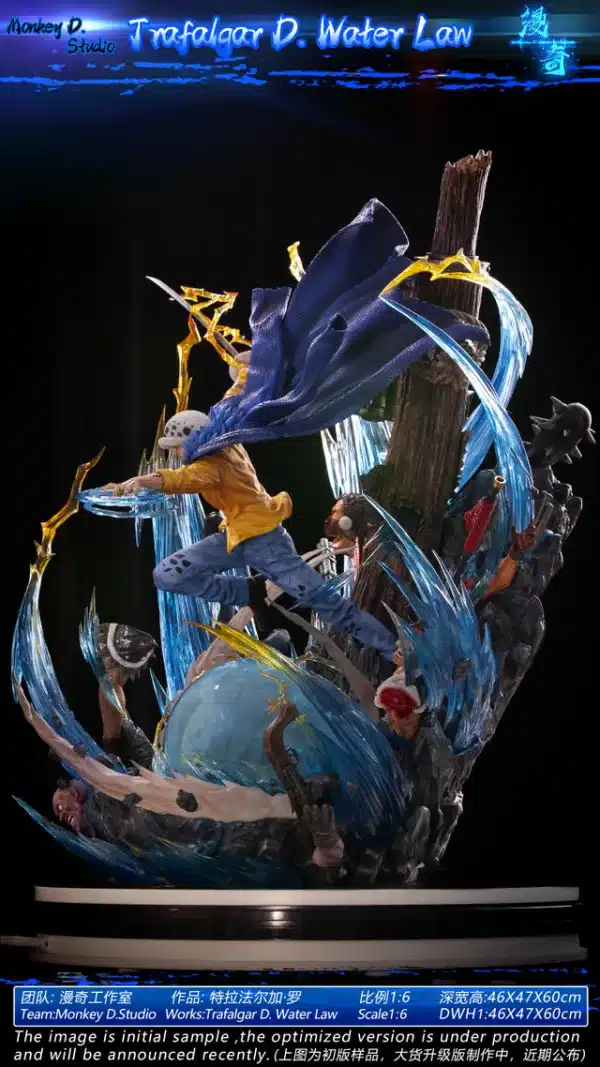 One Piece Monkey D Studio Trafalgar Law Resin Statue 8