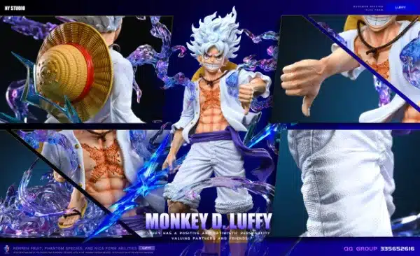 One Piece NY Studio Nika Luffy Resin Statue 3