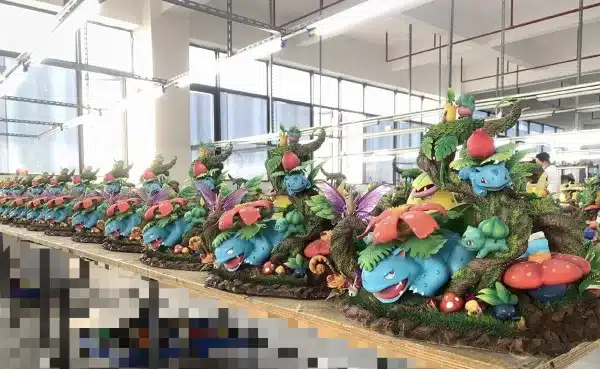 Pokemon Pc House Studio Venusaur Family Resin Statue