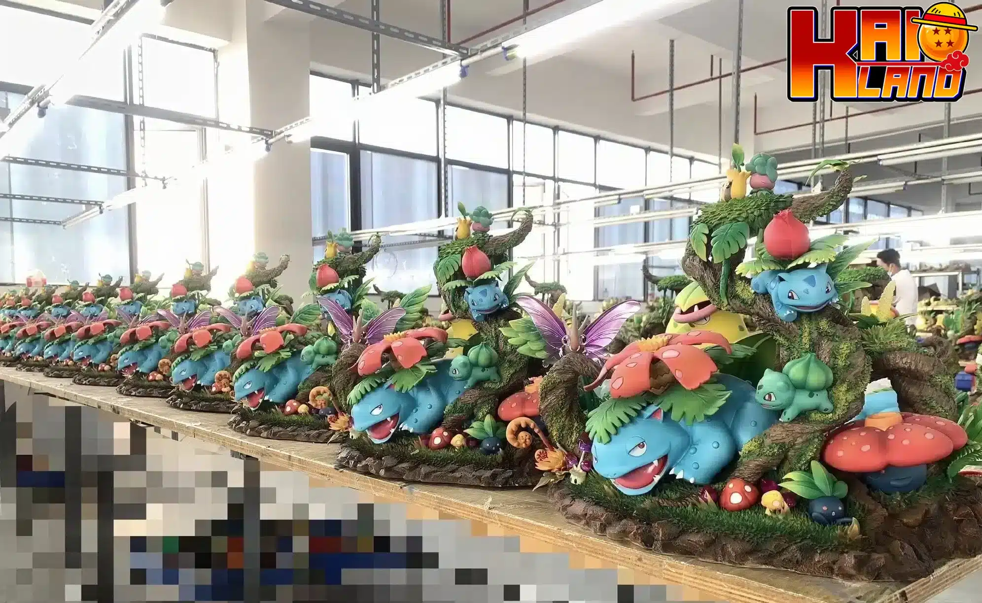 Pokemon Pc House Studio Venusaur Family Resin Statue