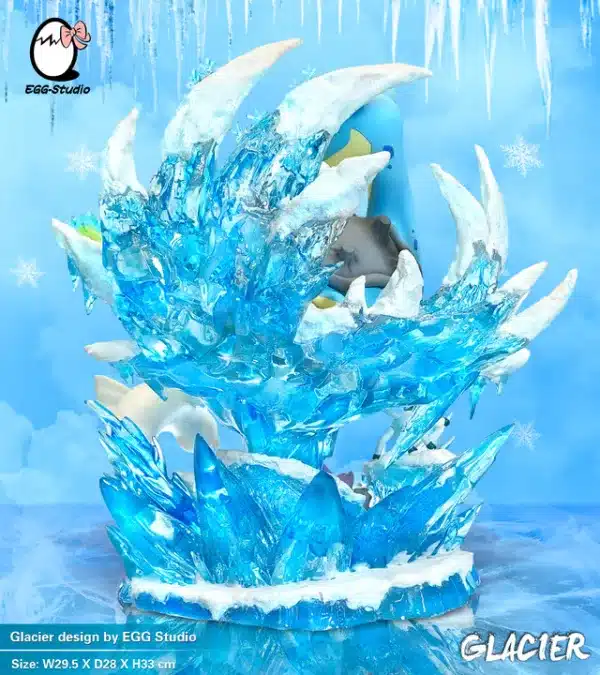 Pokemon EGG Studio Glacier Lapras Resin Statue 6