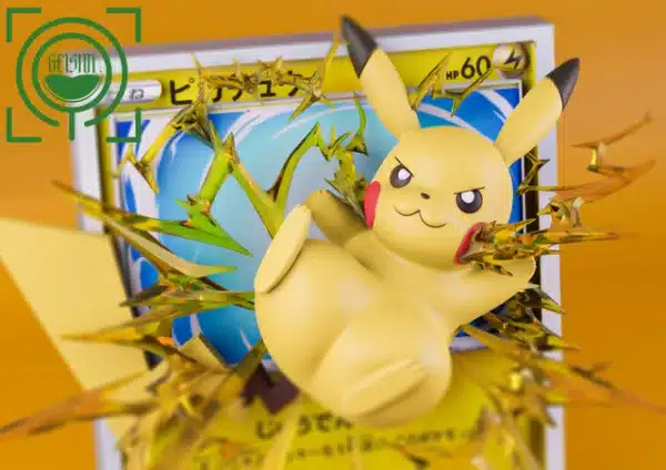 Pokemon Geisha Studio Pikachu Resin Statue 3