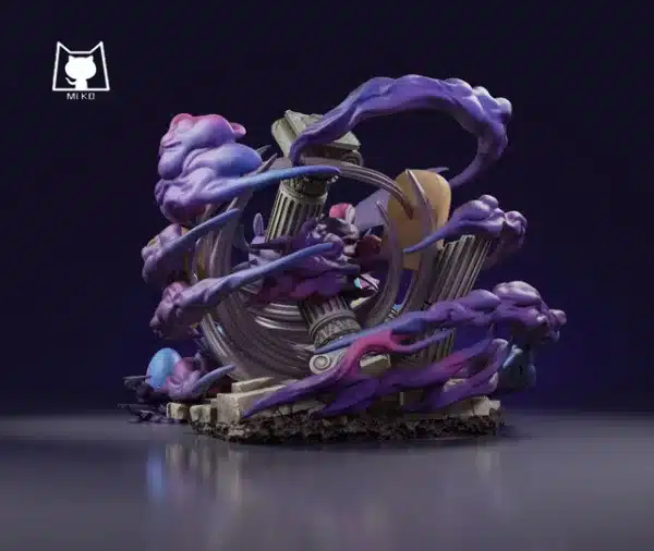 Pokemon MiKo Studio Crobat Evolution Group Resin Statue 2