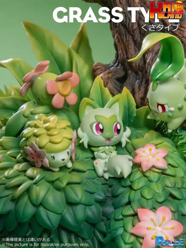 Pokemon PC House Grass Type Resin Statue 2