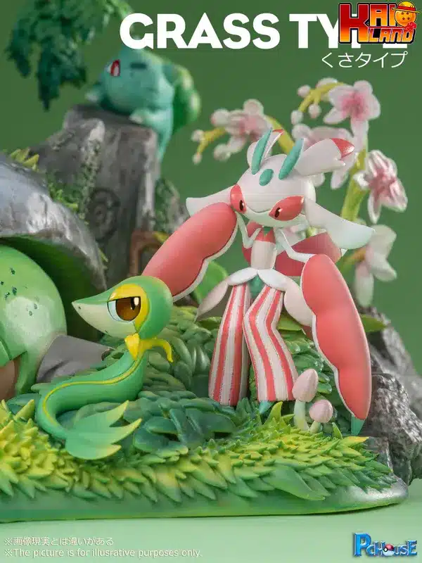 Pokemon PC House Grass Type Resin Statue 4