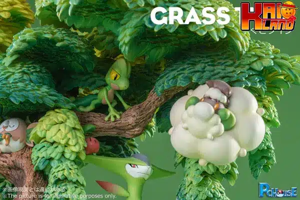 Pokemon PC House Grass Type Resin Statue 5