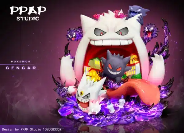 Pokemon PPAP Studio Gengar Resin Statue 2