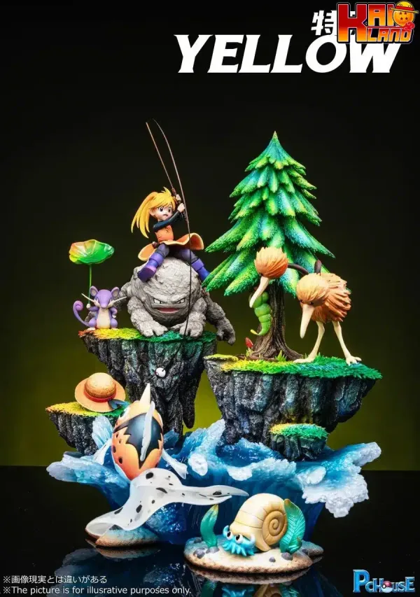 Pokemon Pc House Studio Yellow Resin Statue 1 jpg