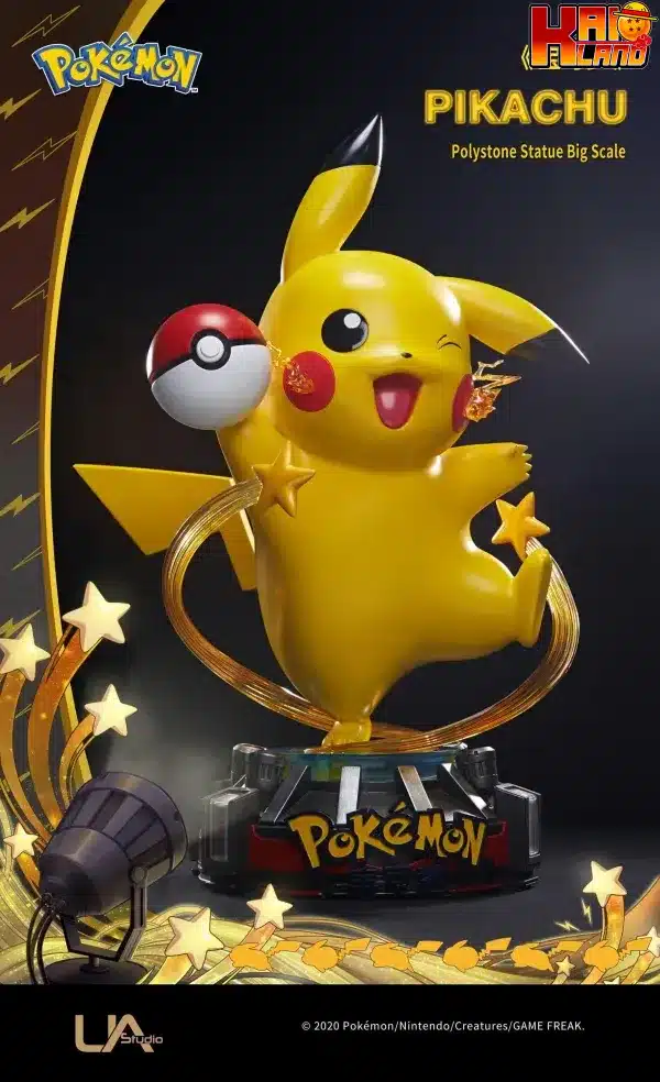 Pokemon Unique Art Pikachu Resin Statue 2