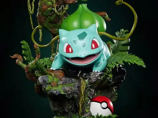 Pokemon Unique Art Studio Bulbasaur Resin Statue 1