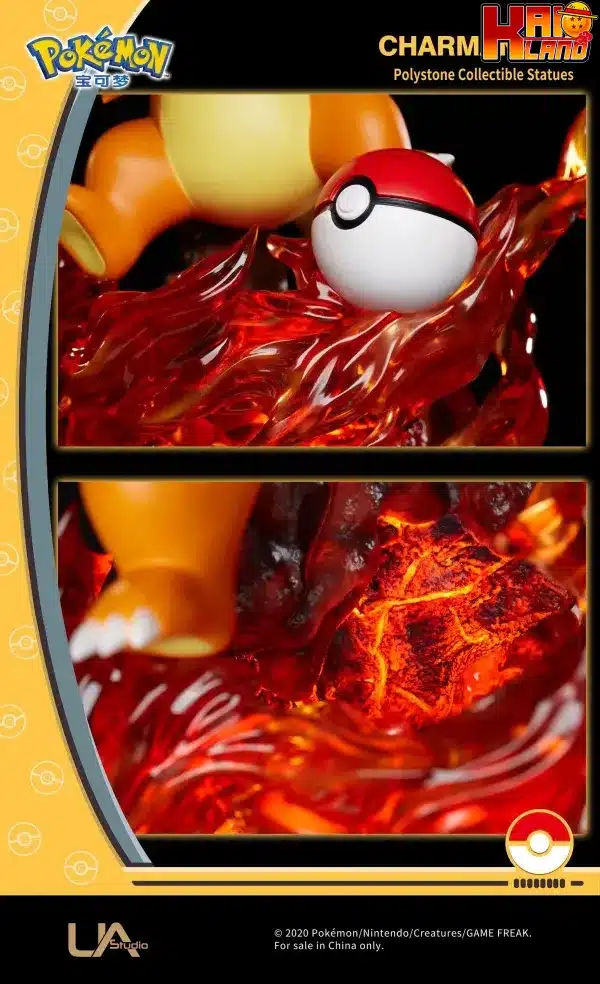 Pokemon Unique Art Studio Charmander Licensed Resin Statue 5