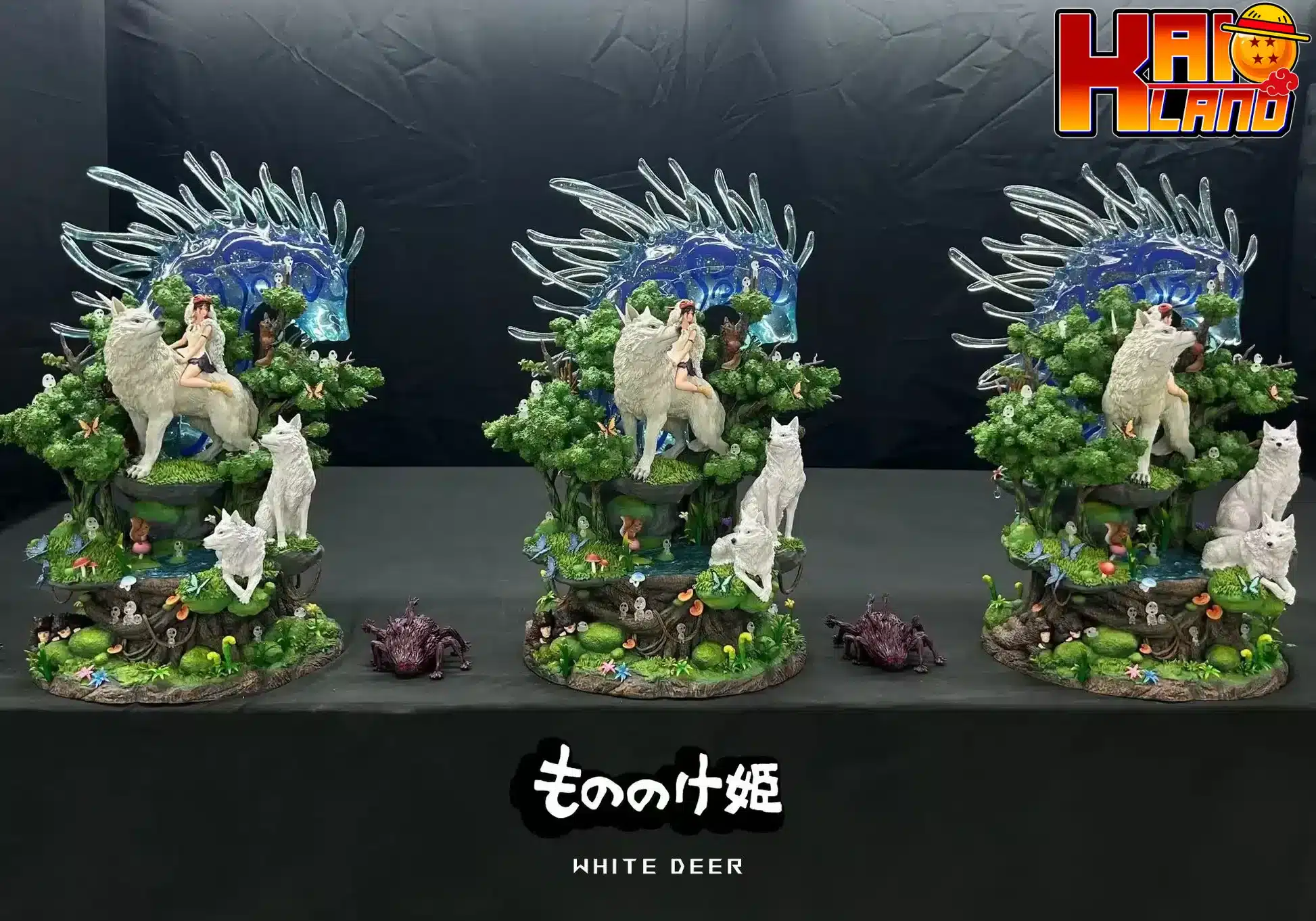 Princess Mononoke White Deer Studio Mononoke Hime Resin Statue