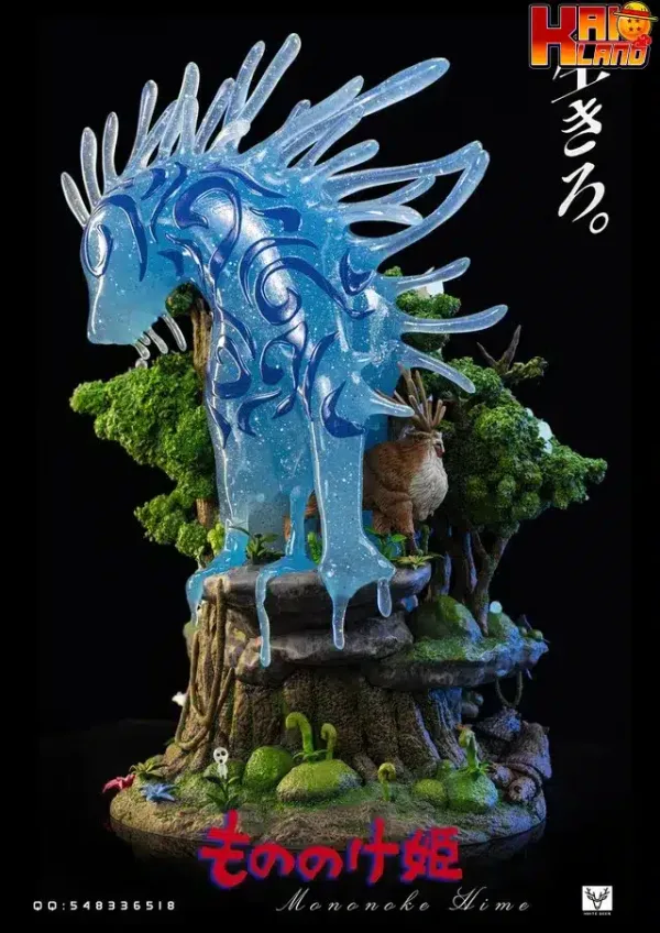 Princess Mononoke White Deer Studio Mononoke Hime Resin Statue 6 jpg