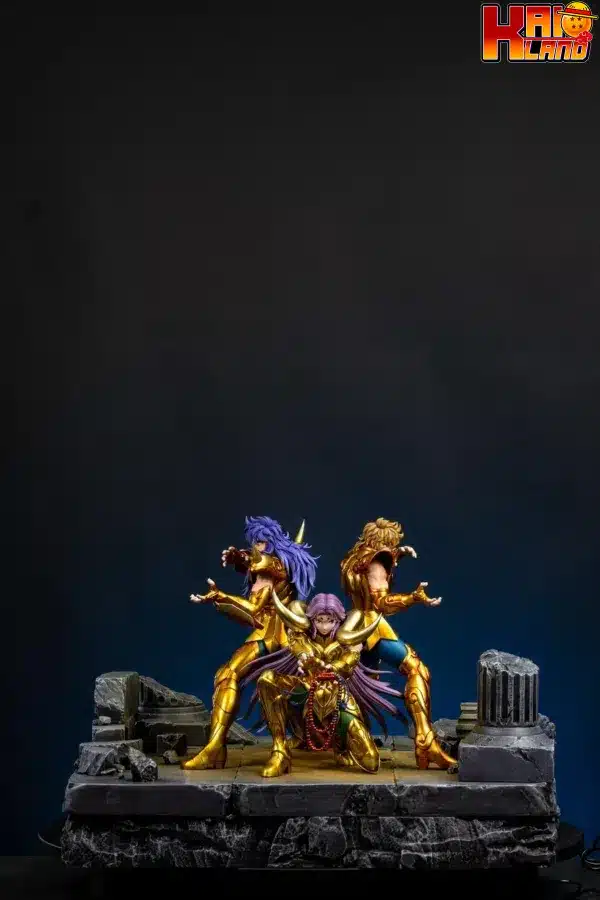 Saint Seiya Zodiakos Studio Athena Exclamation Resin Statue 3