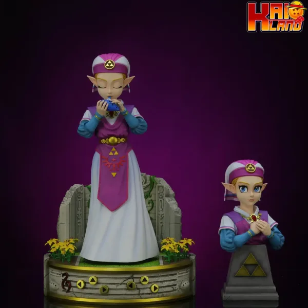 The Legend of Zelda Kintsukuroi Creations Princess Zelda Resin Statue 2 min scaled