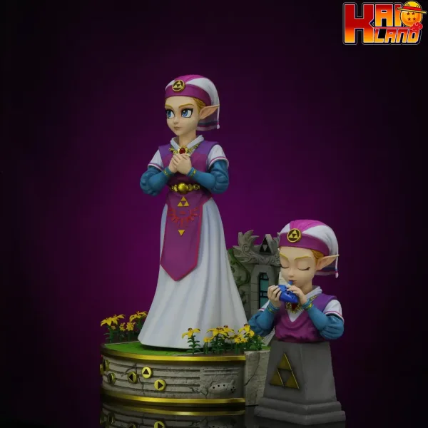 The Legend of Zelda Kintsukuroi Creations Princess Zelda Resin Statue 6 min scaled