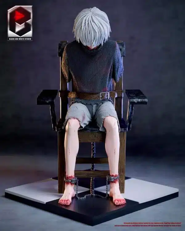 Tokyo Ghoul BW Studio Kaneki Ken Sitting Resin Statue 1