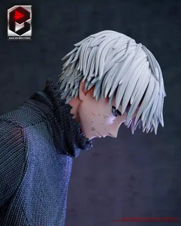 Tokyo Ghoul BW Studio Kaneki Ken Sitting Resin Statue 3