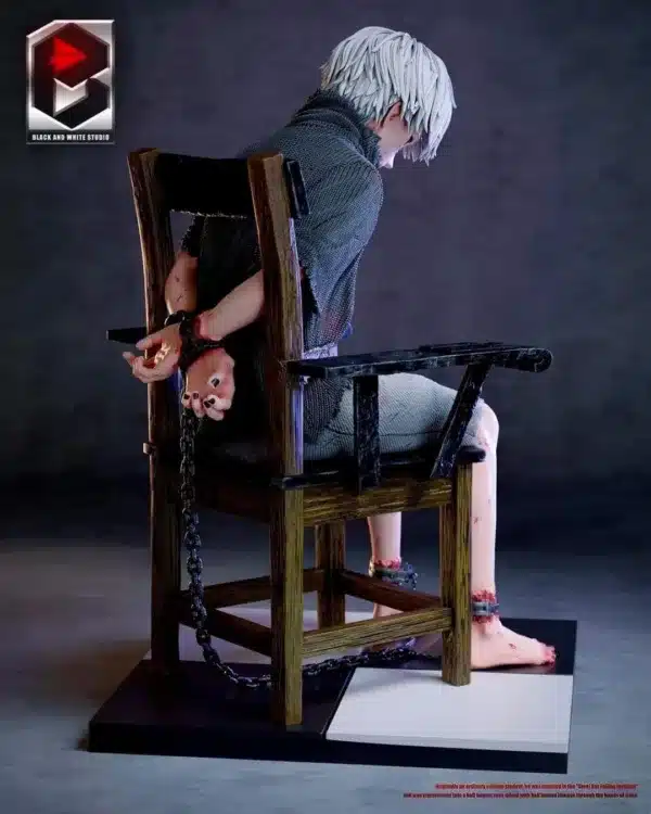 Tokyo Ghoul BW Studio Kaneki Ken Sitting Resin Statue 4