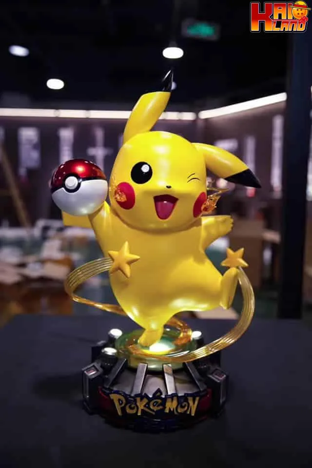 Pokemon Unique Art Pikachu Resin Statue