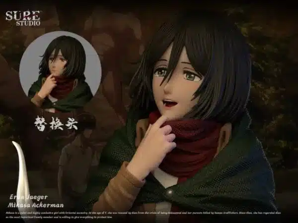 進撃の巨人 Sure Studio エレン X ミカサ V2 樹脂スタチュー