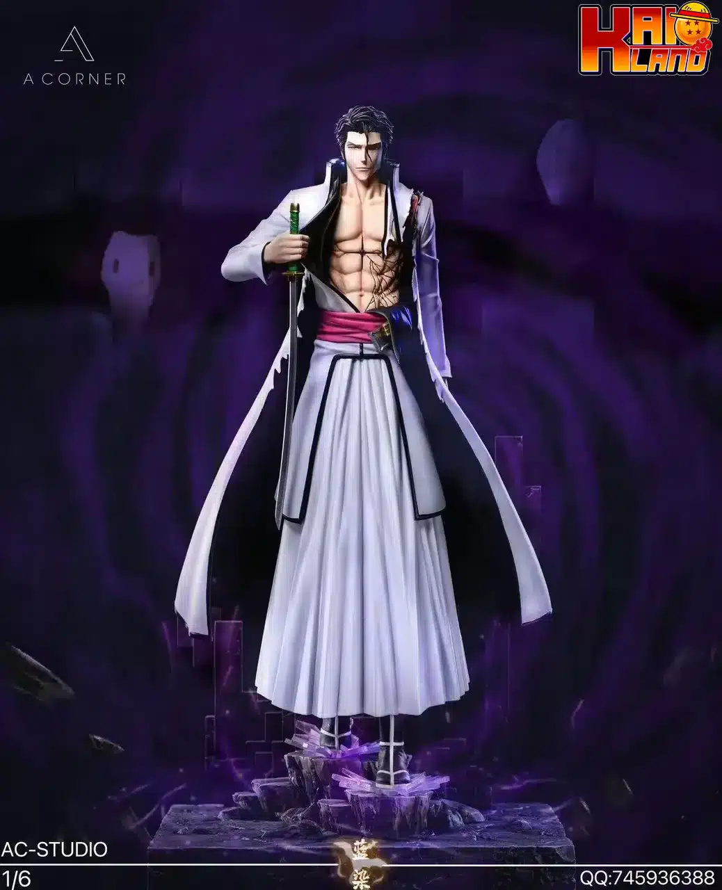 Bleach AC Studio Aizen Sousuke Resin Statue