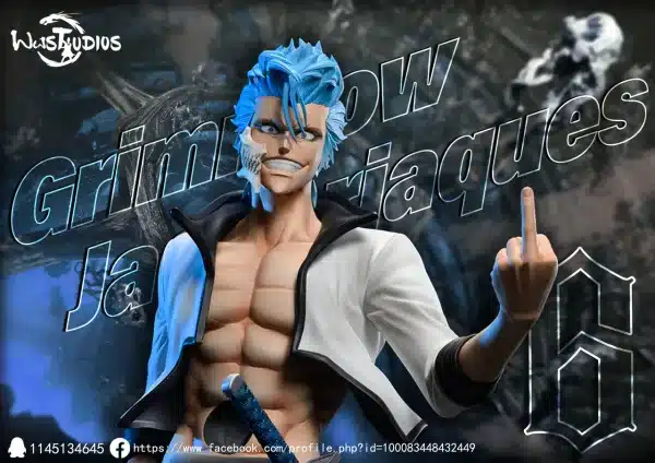 Bleach WW Studio Grimmjow Jaegerjaques Resin Statue 2