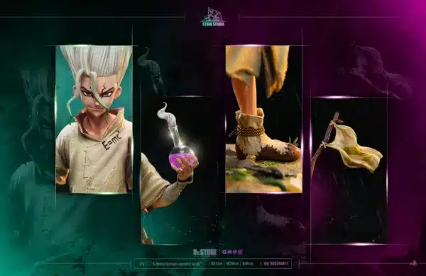 Dr. Stone Stone Studio Senku Ishigami Resin Statue 5