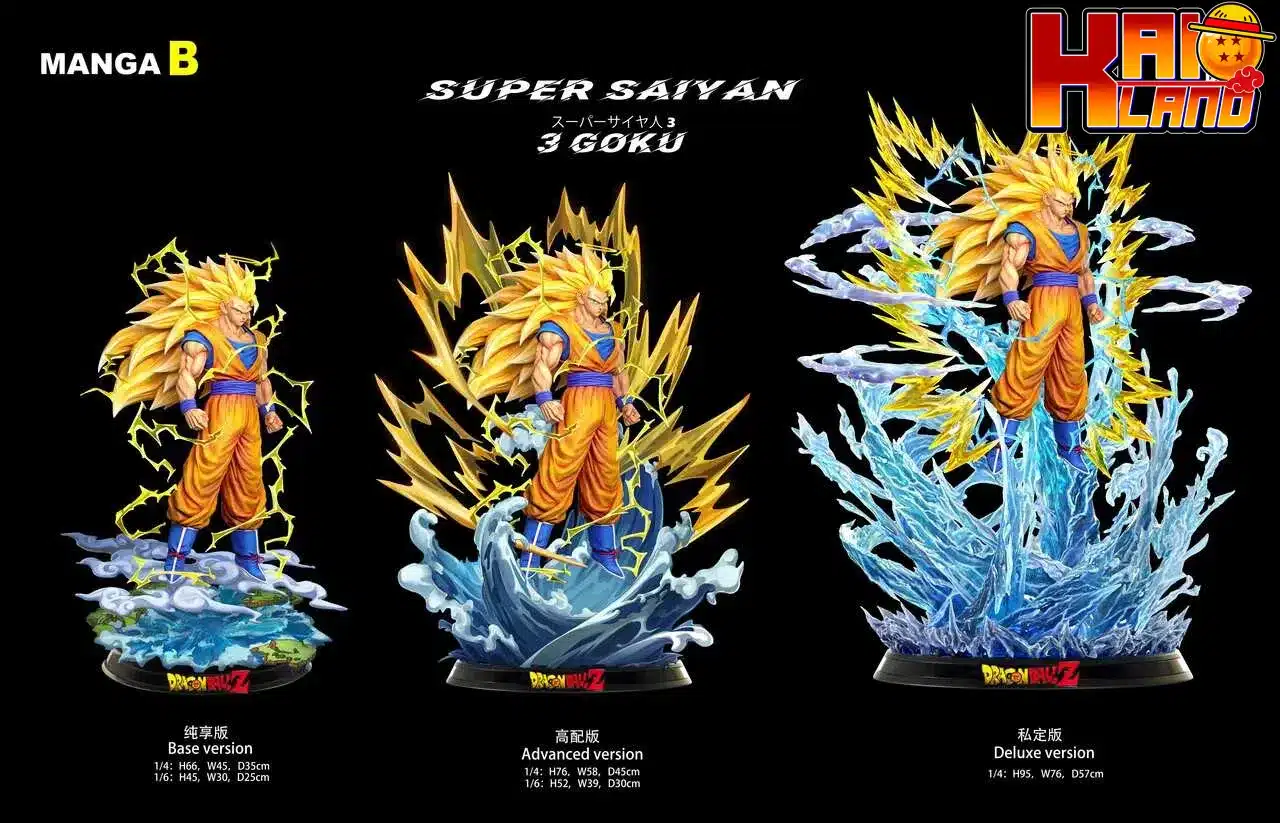 Dragon Ball BUU Studio SS3 Goku Resin Statue - Kaioland