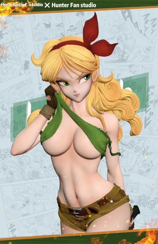 Dragon Ball Hero Belief X Hunter Fan Lunch Resin Statue 3