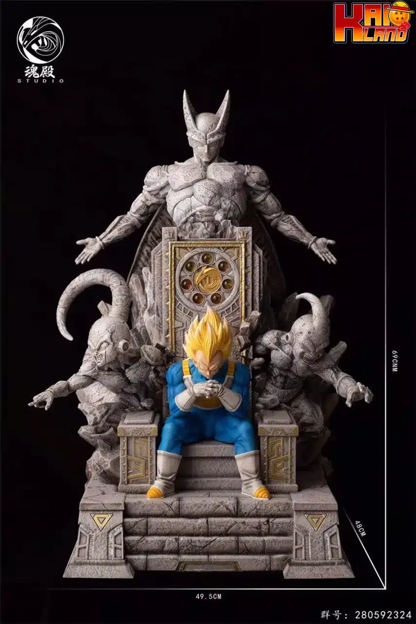 Dragon Ball HunDian studio Throne Vegeta Resin Statue