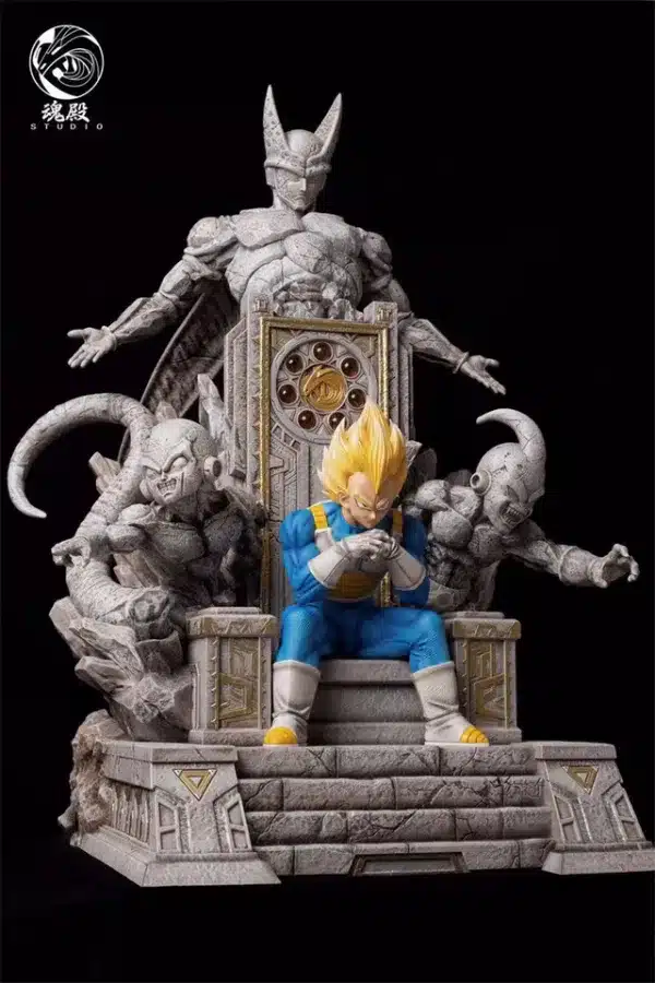 Dragon Ball HunDian studio Throne Vegeta Resin Statue 5 jpg