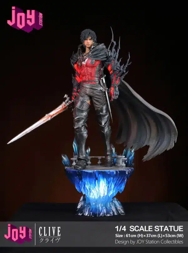 Final Fantasy XVI JOY Station FF16 Clive Resin Statue 1