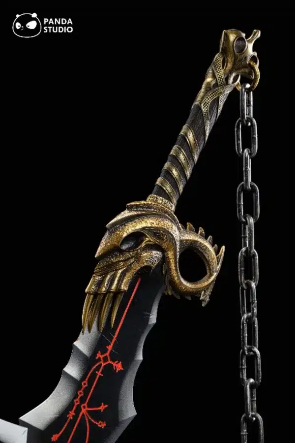 God of War Panda studio Chaos chain blade Resin Statue 2