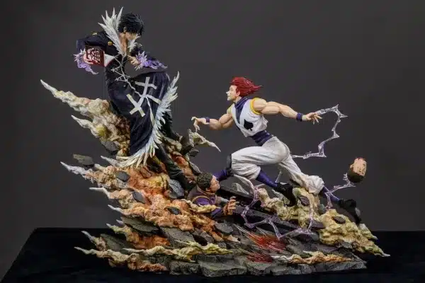Hunter x Hunter Hunter Fan Studio Chrollo vs Hisoka Resin Statue 1 2