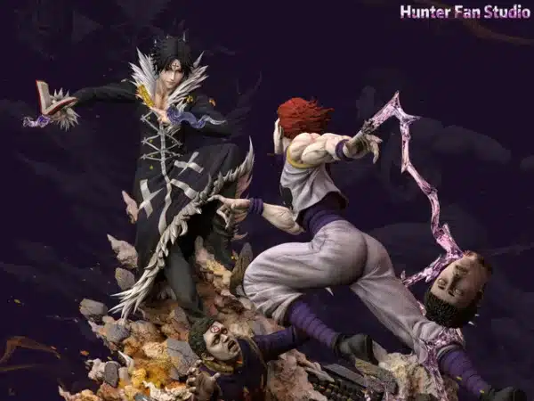 Hunter x Hunter Hunter Fan Studio Chrollo vs Hisoka Resin Statue 6