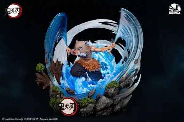 Kimetsu No Yaiba Infinity Studio Hashibira Inosuke Licensed Resin Statue 4